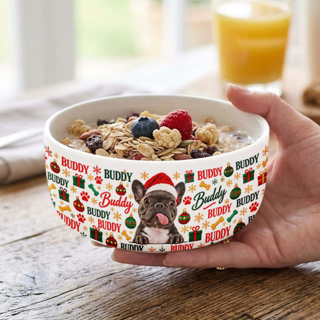 Santas Lieblingsschlawiner - Personalisierte Hundetasse aus Keramik