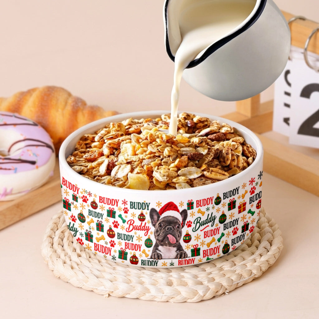 Santas Lieblingsschlawiner - Personalisierte Hundetasse aus Keramik