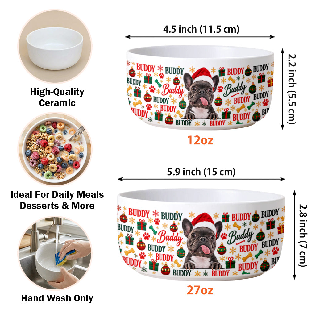 Santas Lieblingsschlawiner - Personalisierte Hundetasse aus Keramik