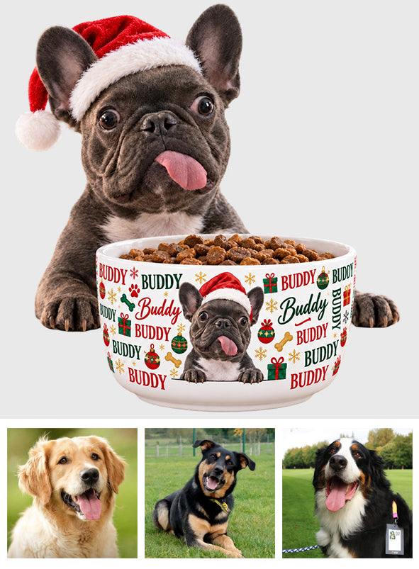 Santas Lieblingsschlawiner - Personalisierte Hundetasse aus Keramik