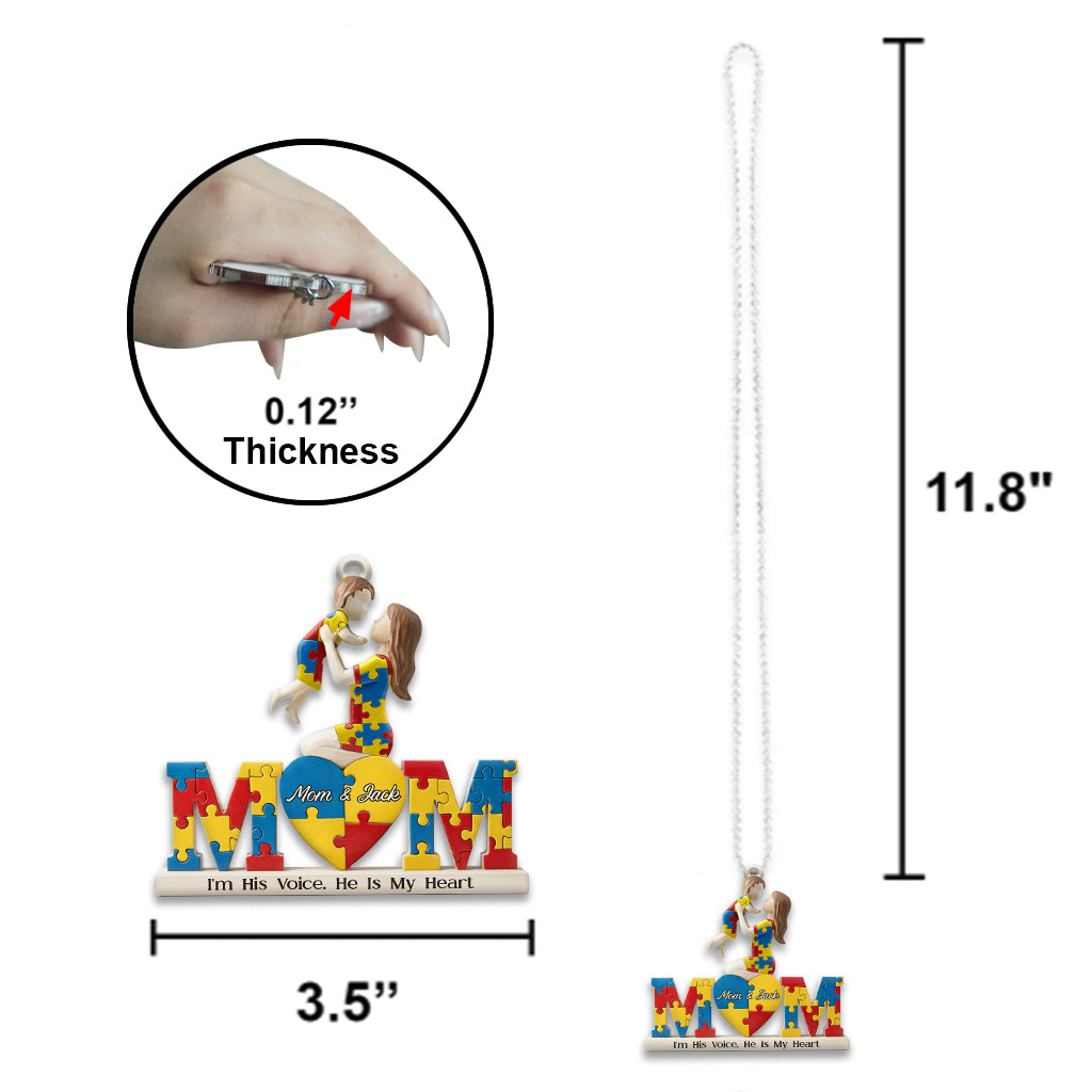 Ich bin seine Stimme – Personalisierter Autoanhänger zur Sensibilisierung für Autismus