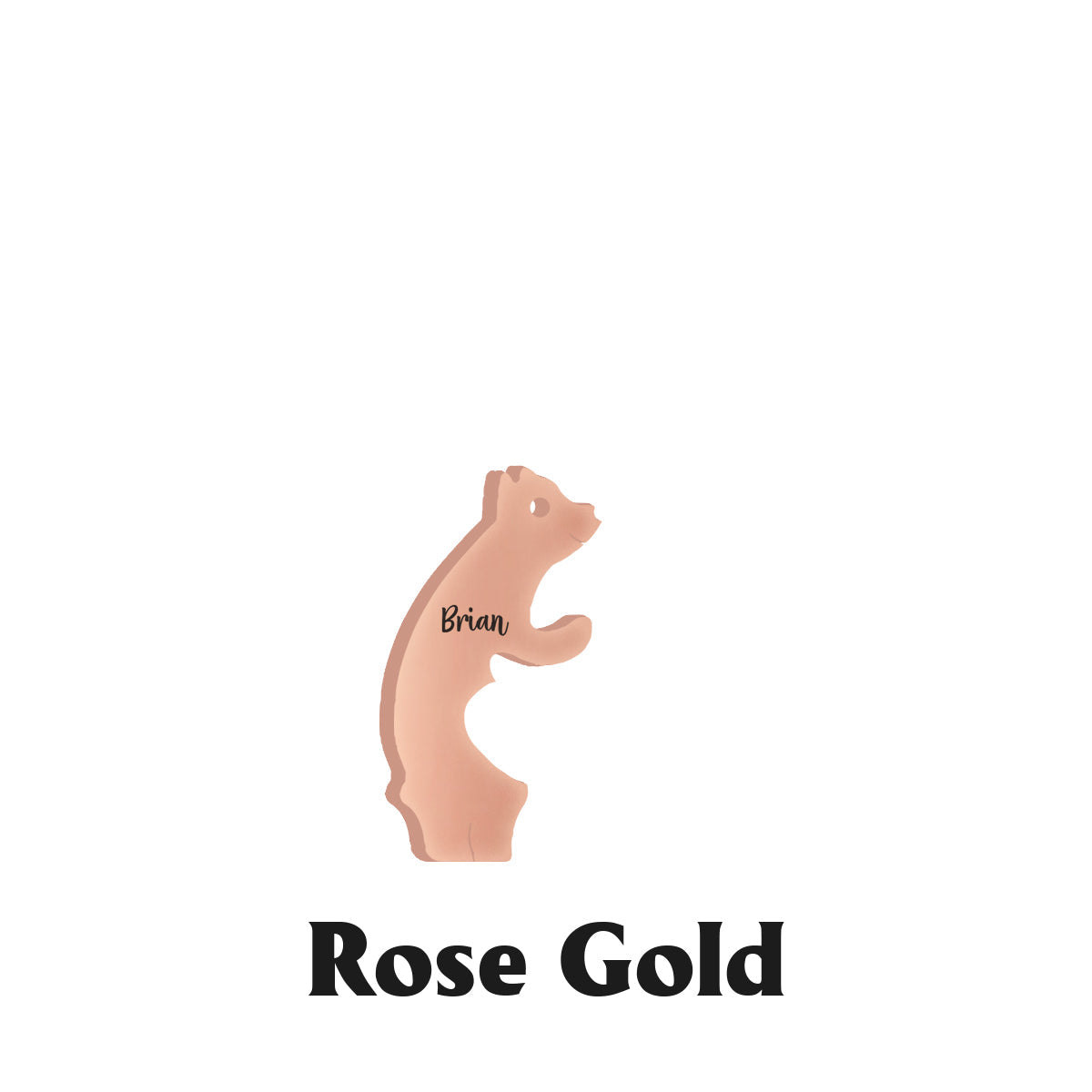 Mama Bär – Personalisierte Mutter-Anhänger-Halskette