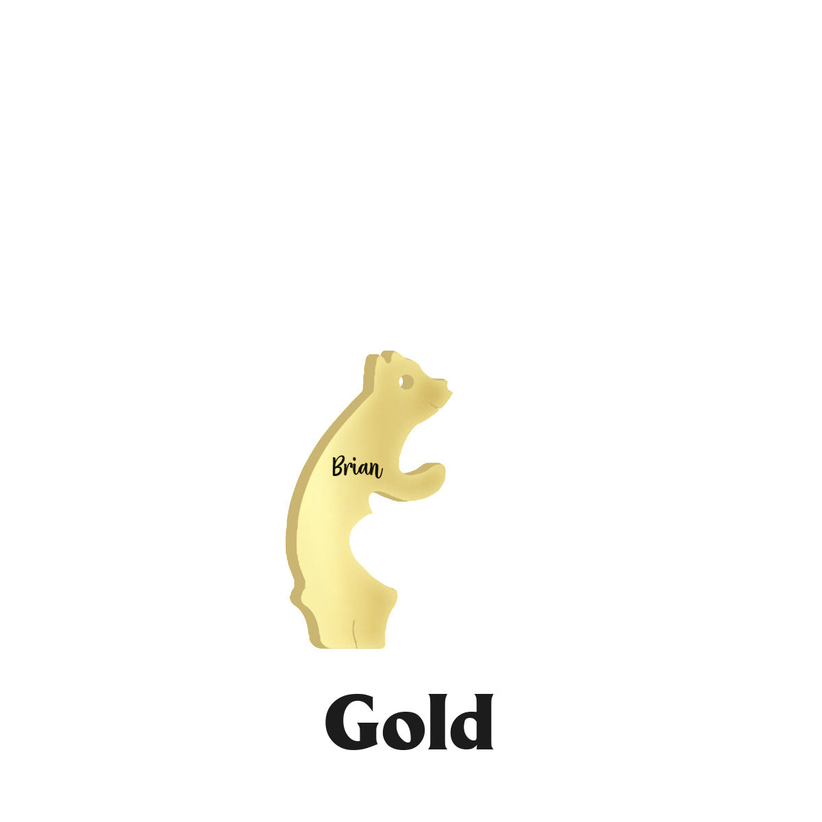 Mama Bär – Personalisierte Mutter-Anhänger-Halskette