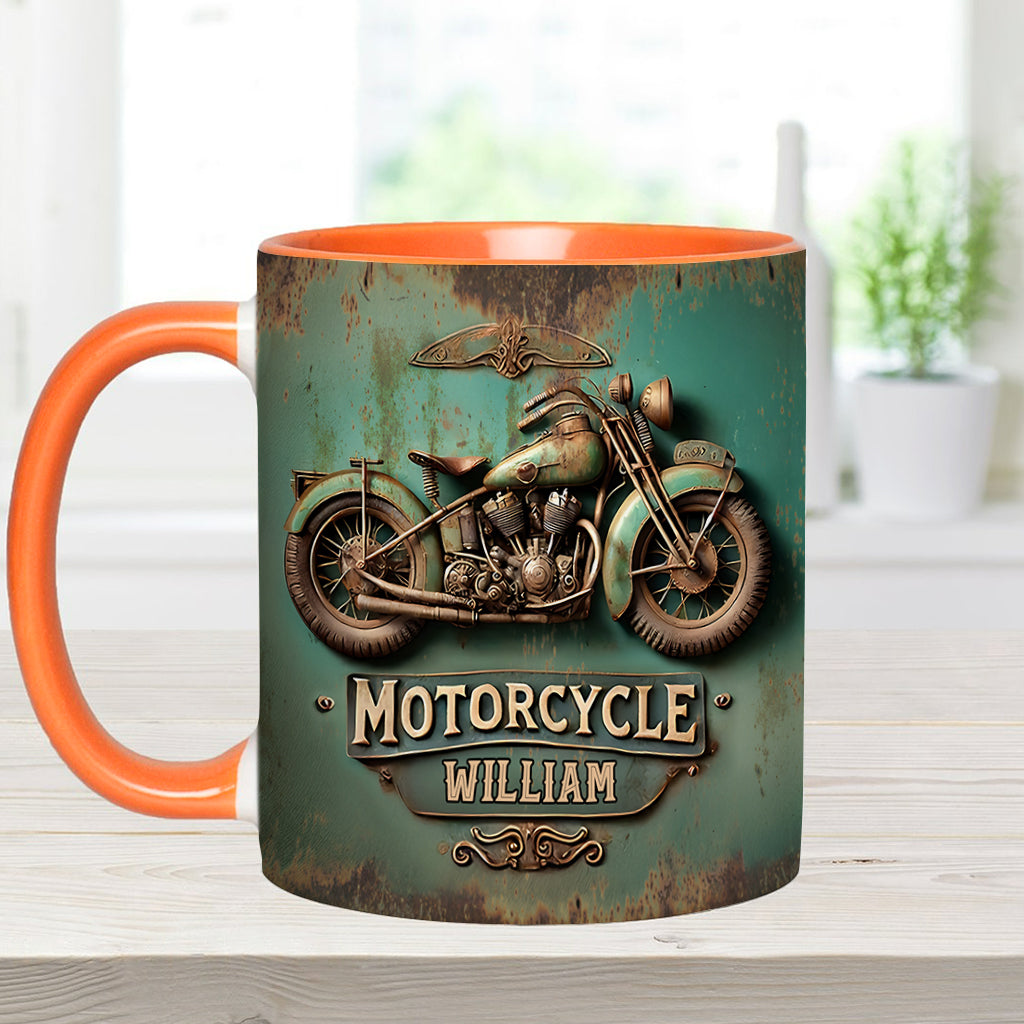 Motorcycle Lover - Personalized Biker Accent Mug