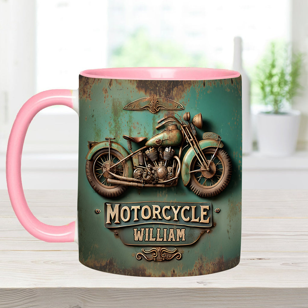 Motorcycle Lover - Personalized Biker Accent Mug