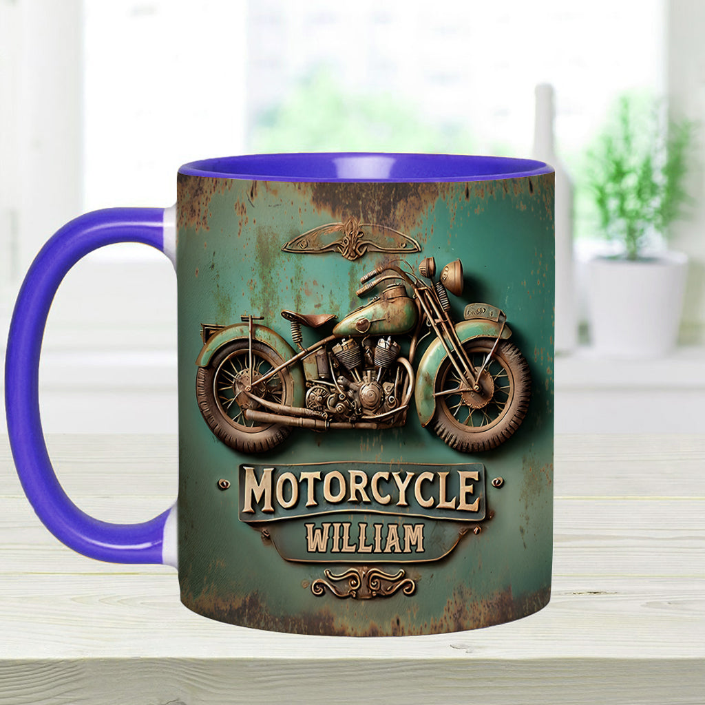 Motorcycle Lover - Personalized Biker Accent Mug