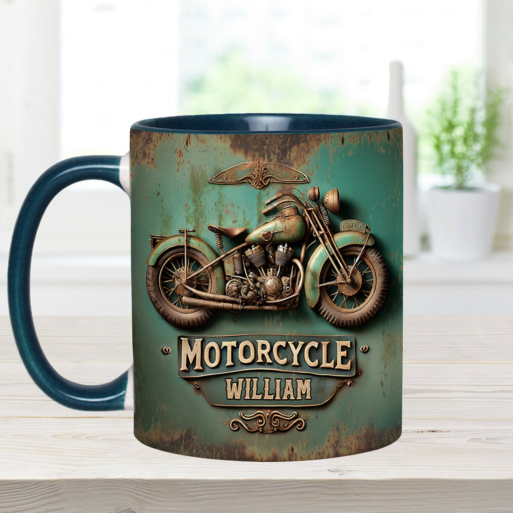 Motorcycle Lover - Personalized Biker Accent Mug