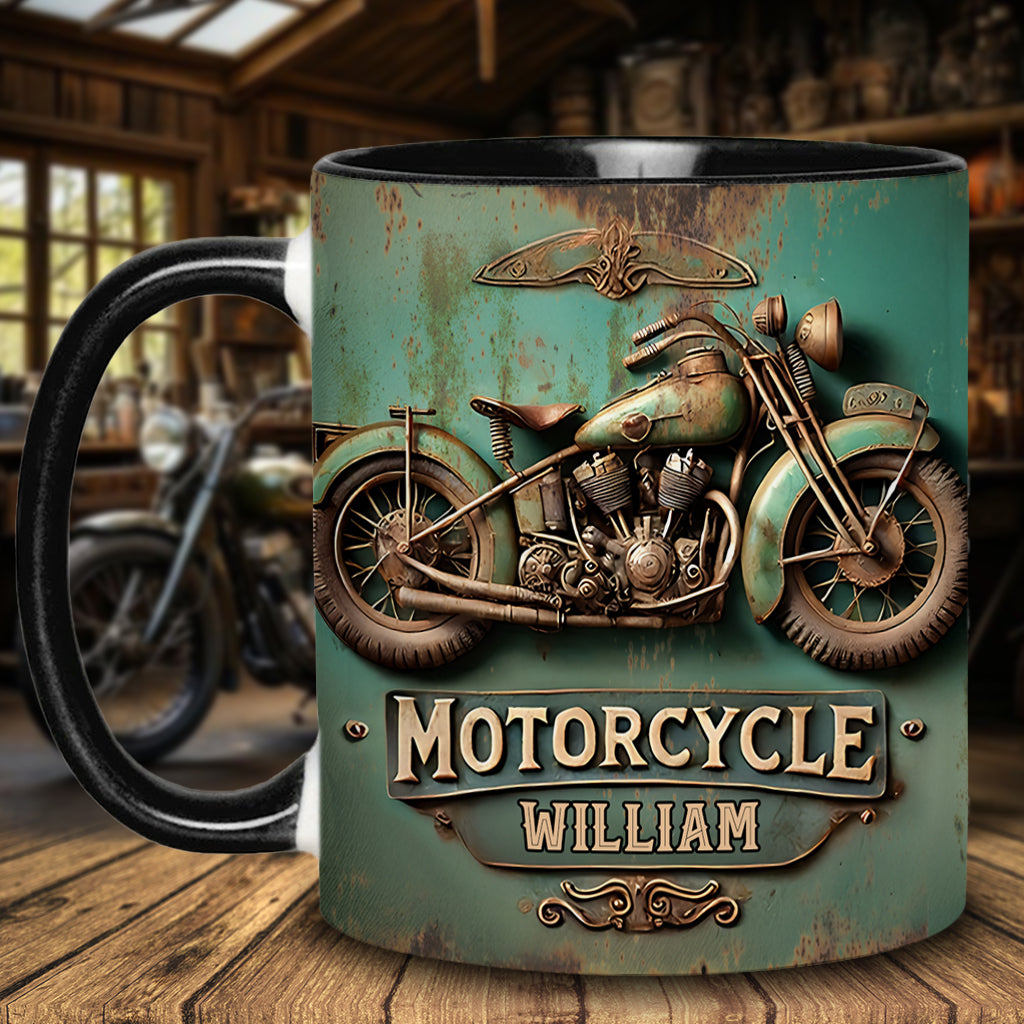 Motorcycle Lover - Personalized Biker Accent Mug