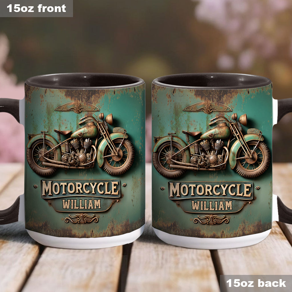 Motorcycle Lover - Personalized Biker Accent Mug