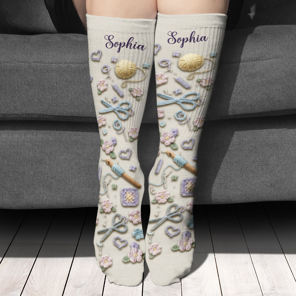 Häkelbegeistert – Personalisierte Häkelsocken
