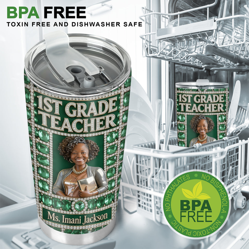 Any Title, Any Photo - Personalized Teacher Tumbler