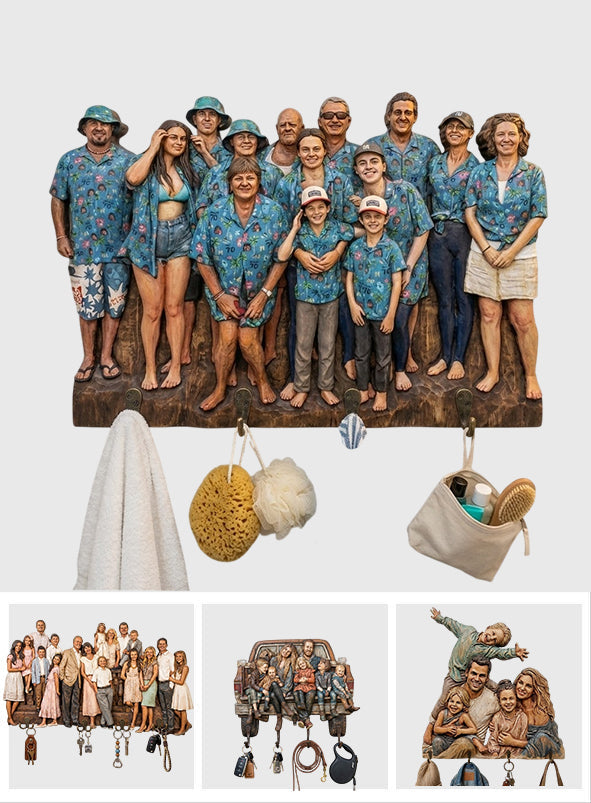 Individuell gestaltbares Hängeregal nach Foto – für die ganze Familie