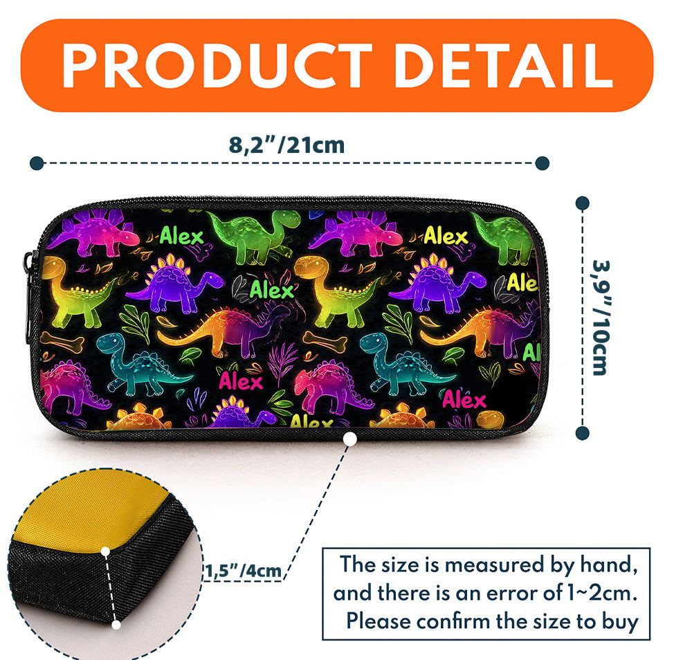 Dinosaur Gift for Kids to School - Personalized Kid Backpack & Pencil Case