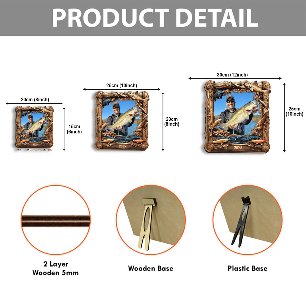 Angel-Erinnerungen – Personalisierter Fotorahmen in Angelform