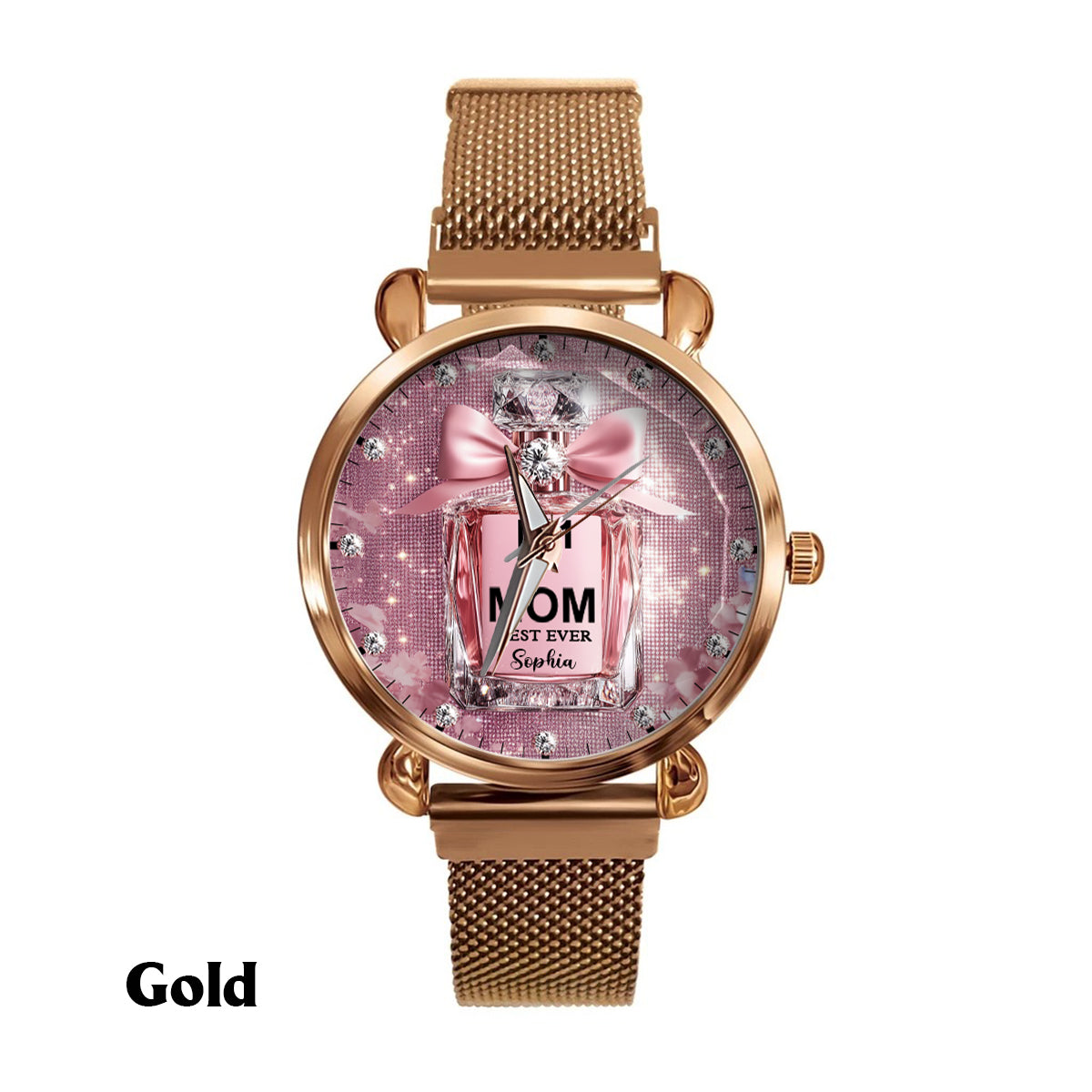 Best Mom Ever - Personalized Mother Women Hand Watch