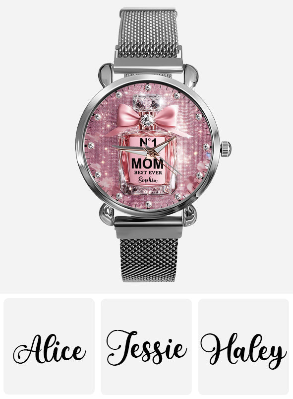 Best Mom Ever - Personalized Mother Women Hand Watch