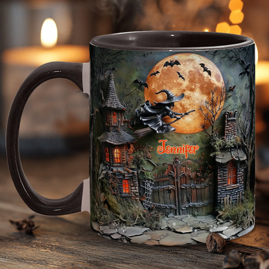 A Scary Witch - Personalized Witch Accent Mug