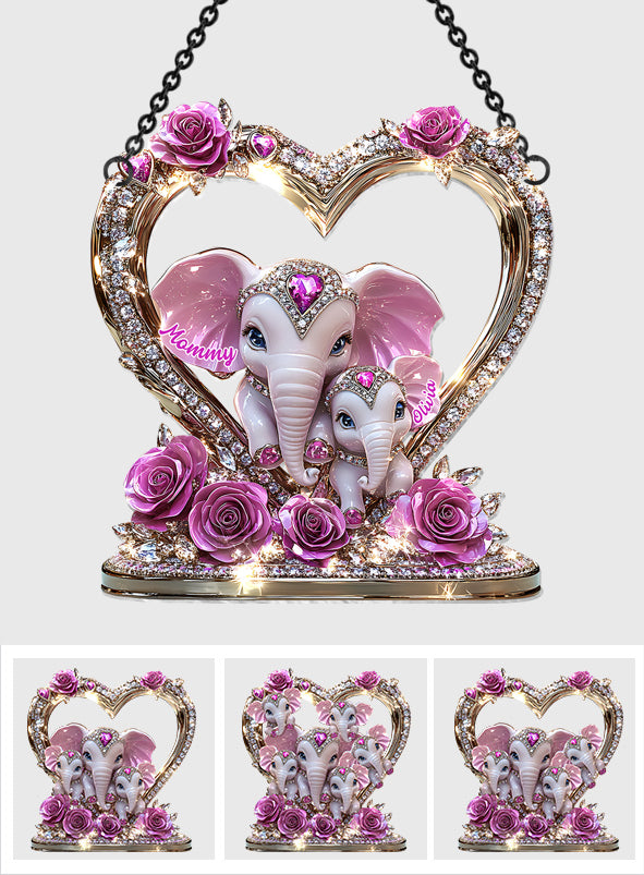 Beste Mama der Welt – Personalisierter Sonnenfänger als Fensterhänger für Mutter 