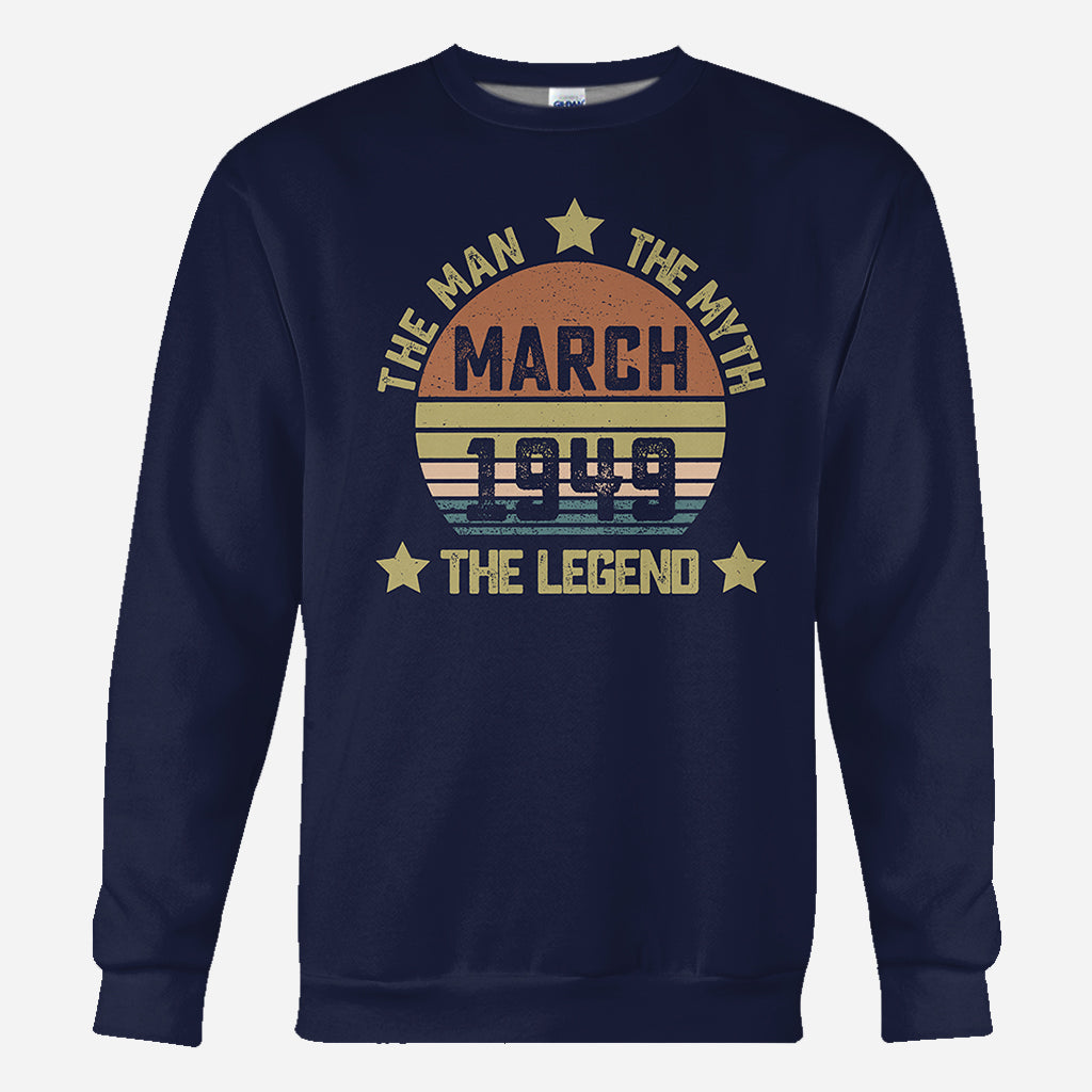 Birthday Gift, The Man The Myth The Legend - Personalized Birthday All Over Shirt