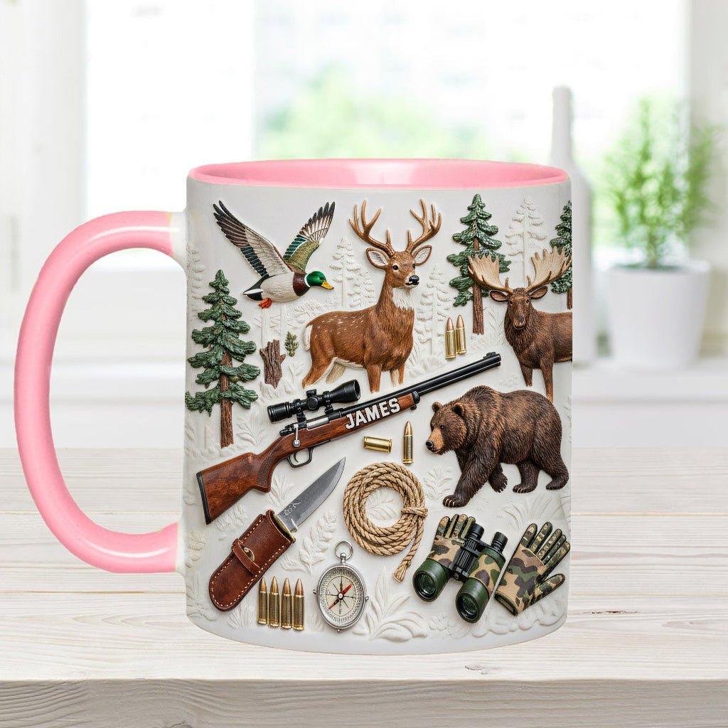 Love Hunting - Personalized Hunting Accent Mug & Coaster