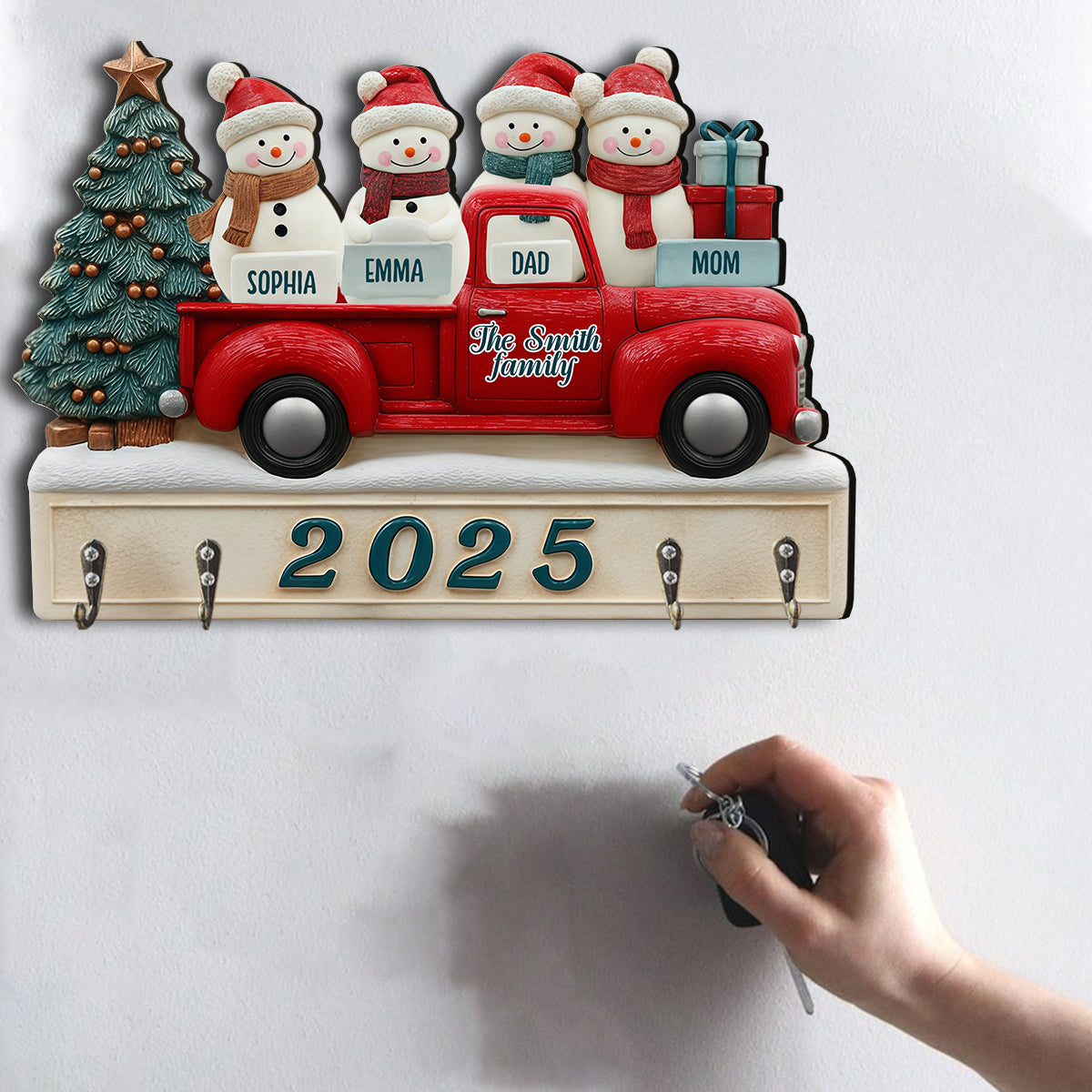 Willkommen zu Hause – Personalisierter, individuell geformter Wandständer für die ganze Familie