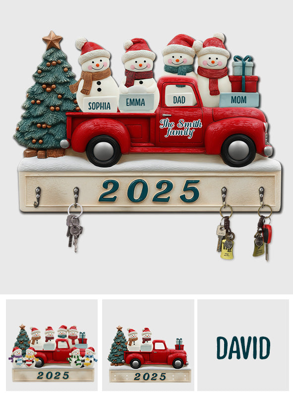 Willkommen zu Hause – Personalisierter, individuell geformter Wandständer für die ganze Familie