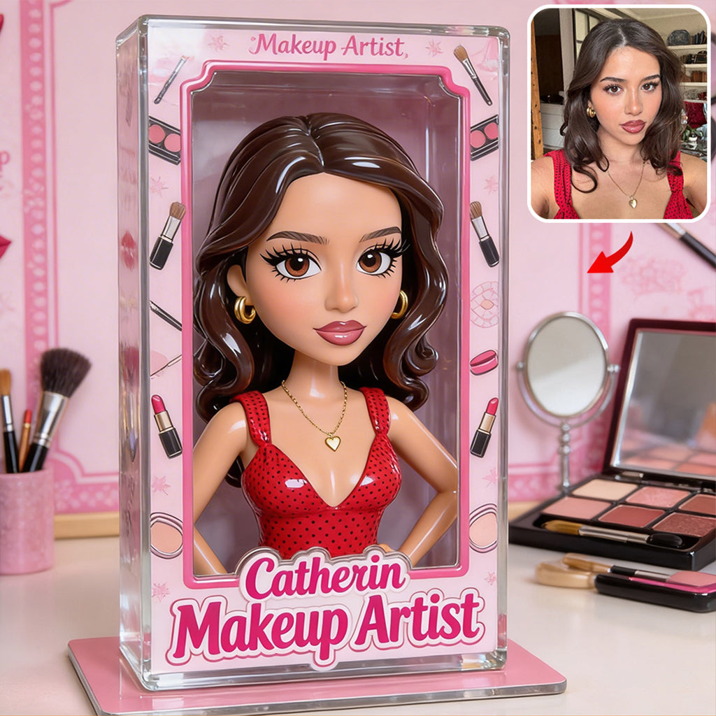Makeup Artist - Personalized Makeup Custom Shaped Acrylic Plaque