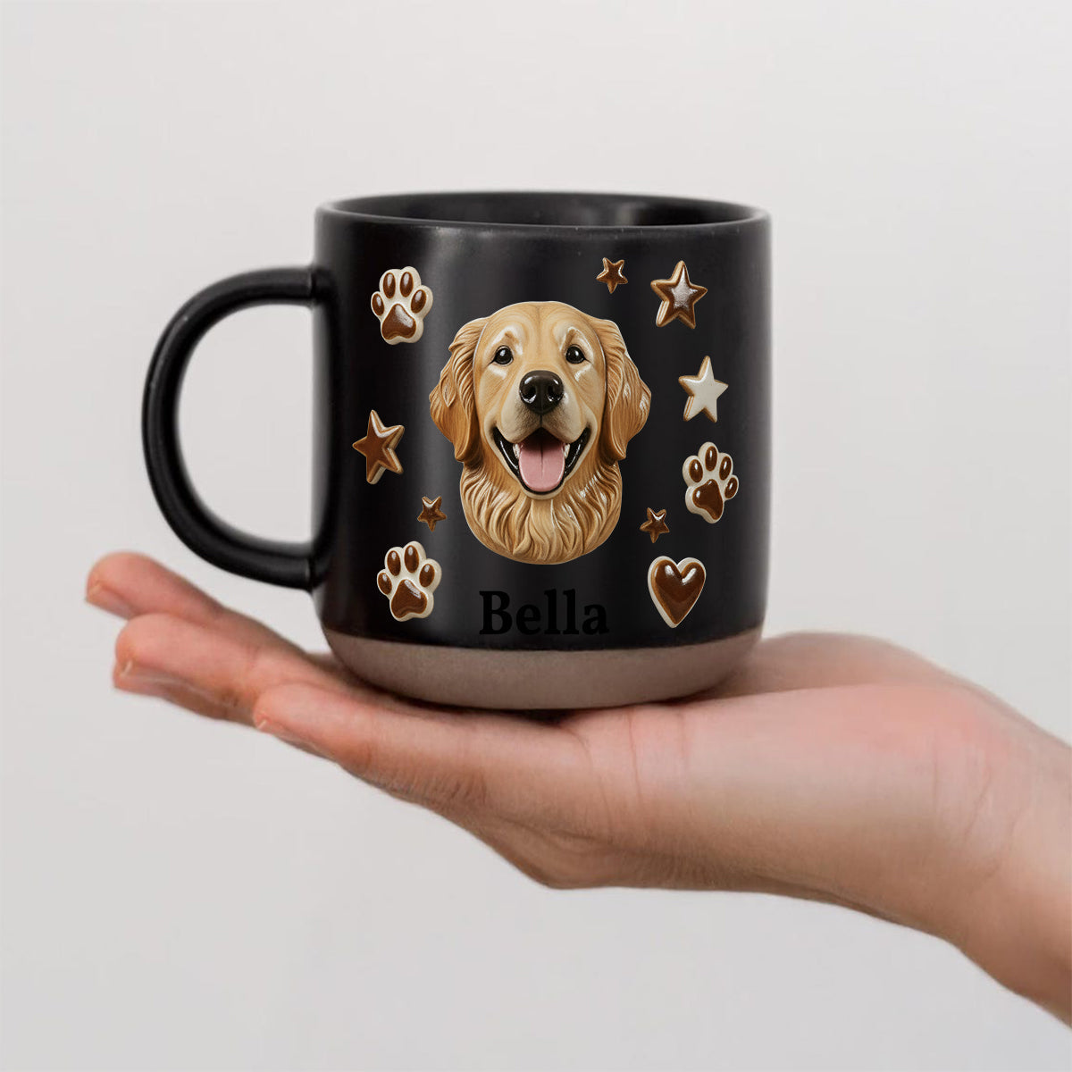 Custom From Any Photo - Personalized Dog Printed Pottery Mug