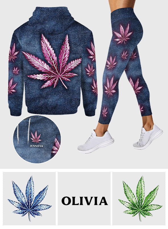 Stoner Chick - Personalized Weed Hoodie and Leggings