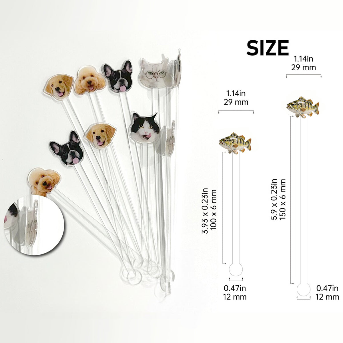 Liebe zum Angeln – Personalisiertes Angelset mit Akzentbecher und Acryl-Rührstäbchen