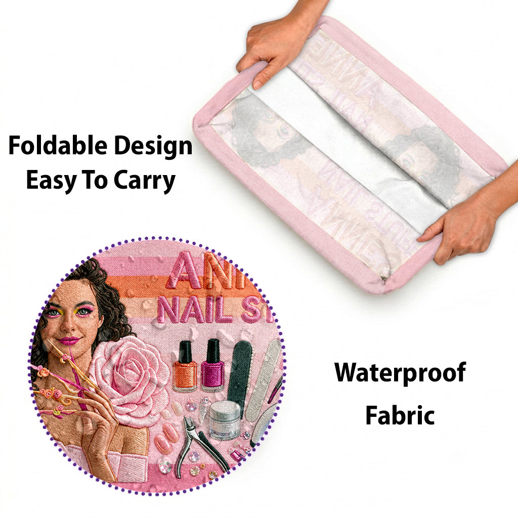 My Nail Stuff - Personalized Nail Salon Rectangle Storage Basket
