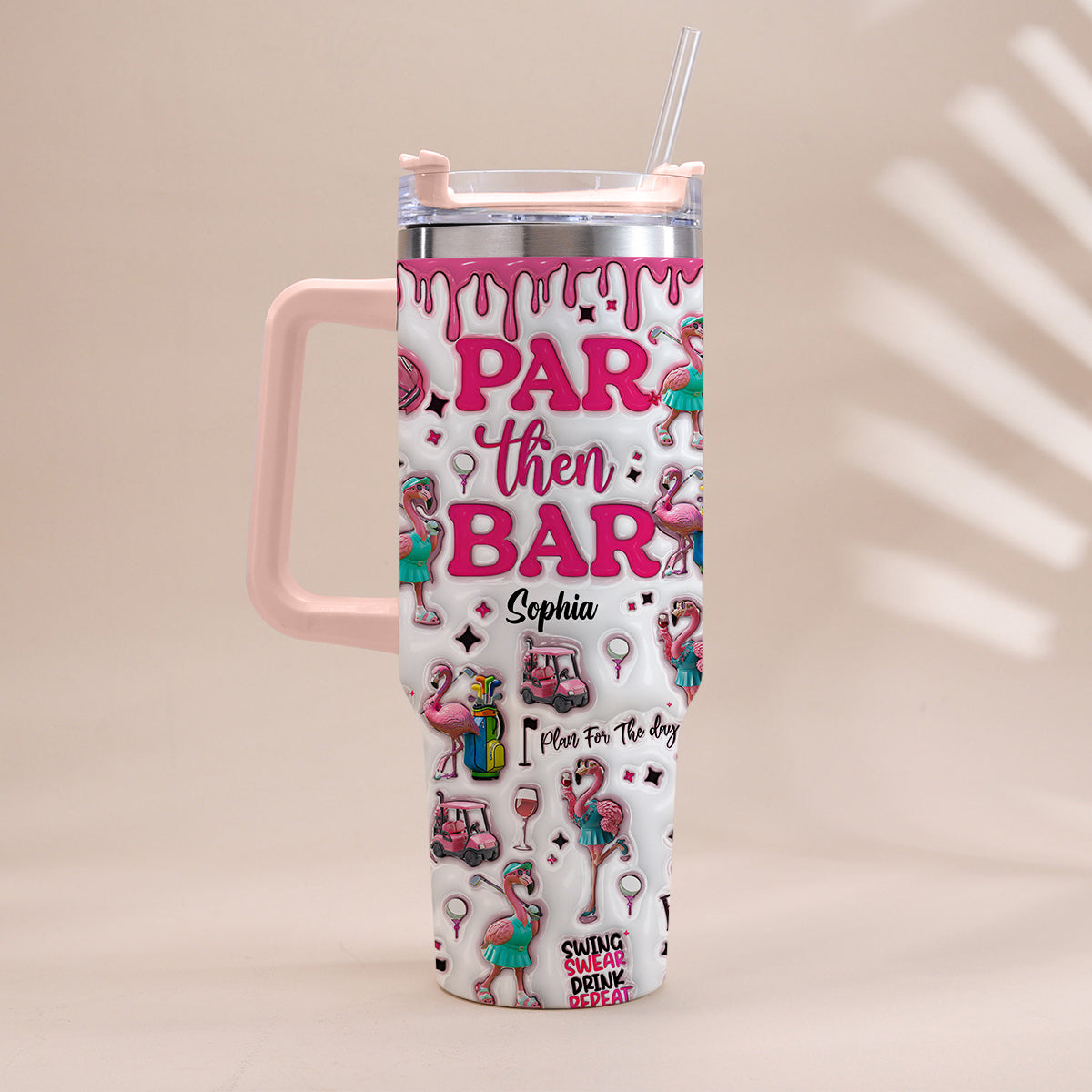 Par Then Bar – Personalisierter Golfbecher mit Henkel