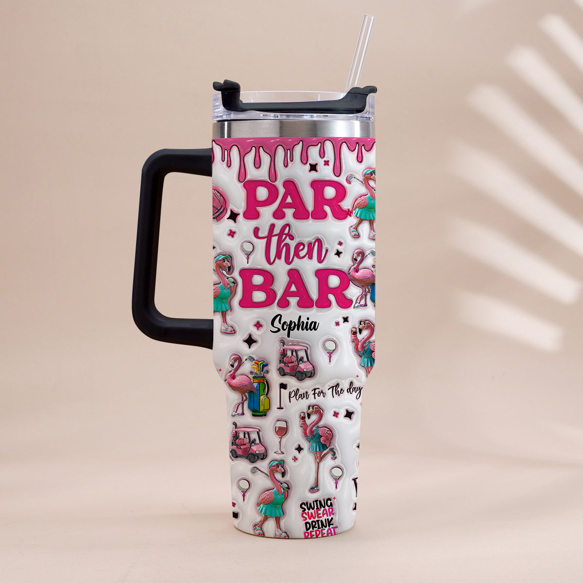 Par Then Bar – Personalisierter Golfbecher mit Henkel