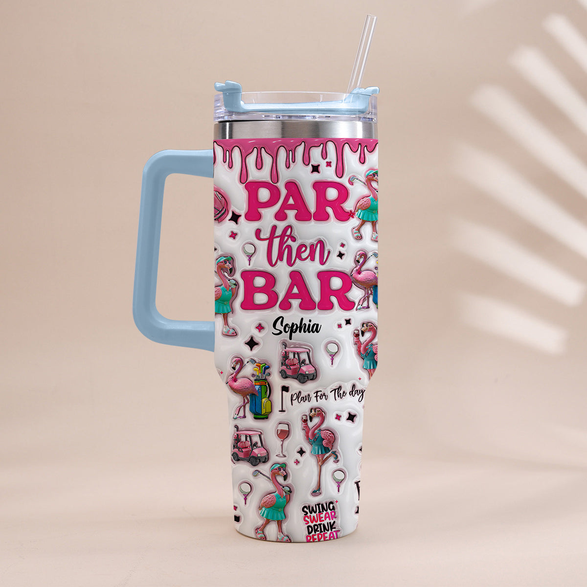 Par Then Bar – Personalisierter Golfbecher mit Henkel
