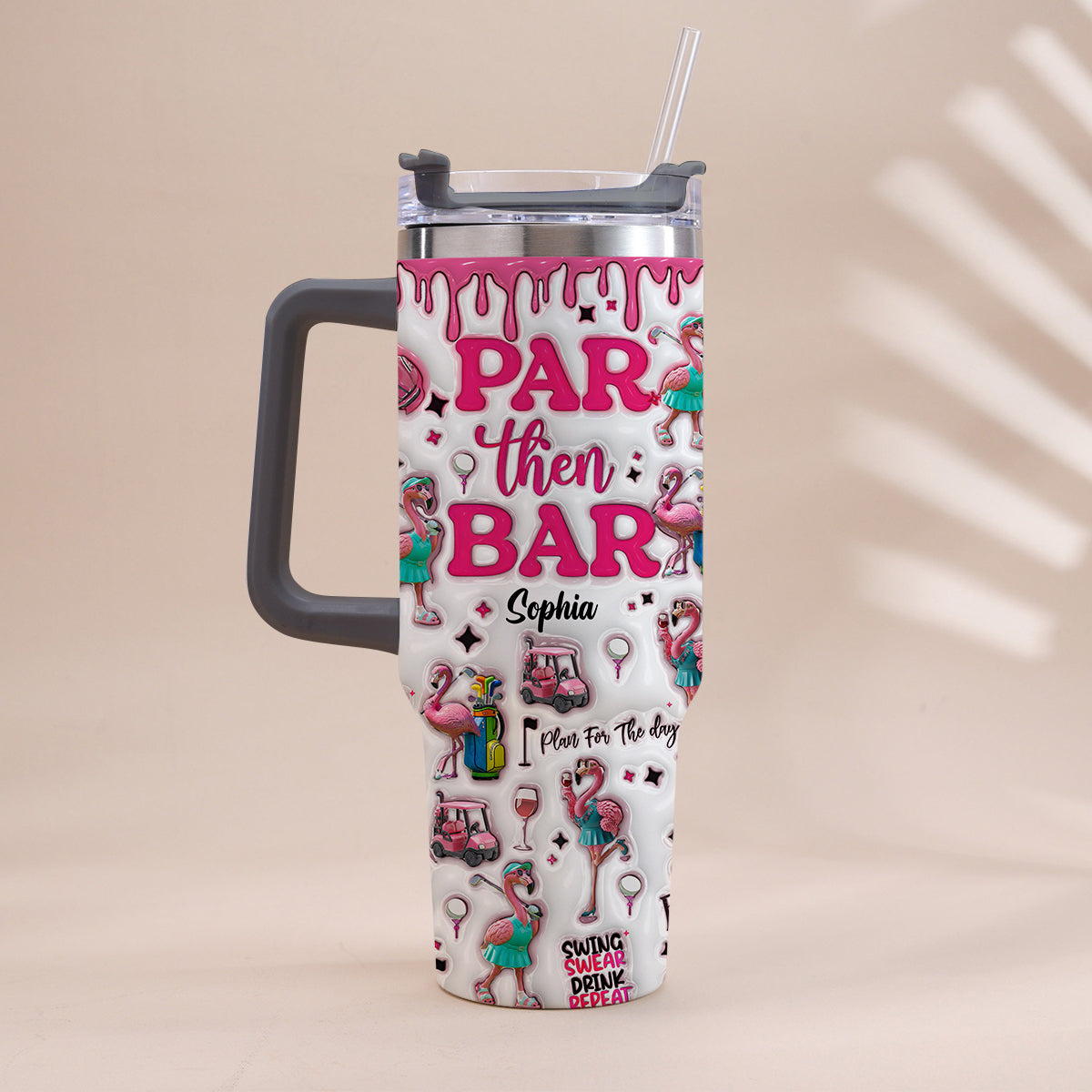 Par Then Bar – Personalisierter Golfbecher mit Henkel
