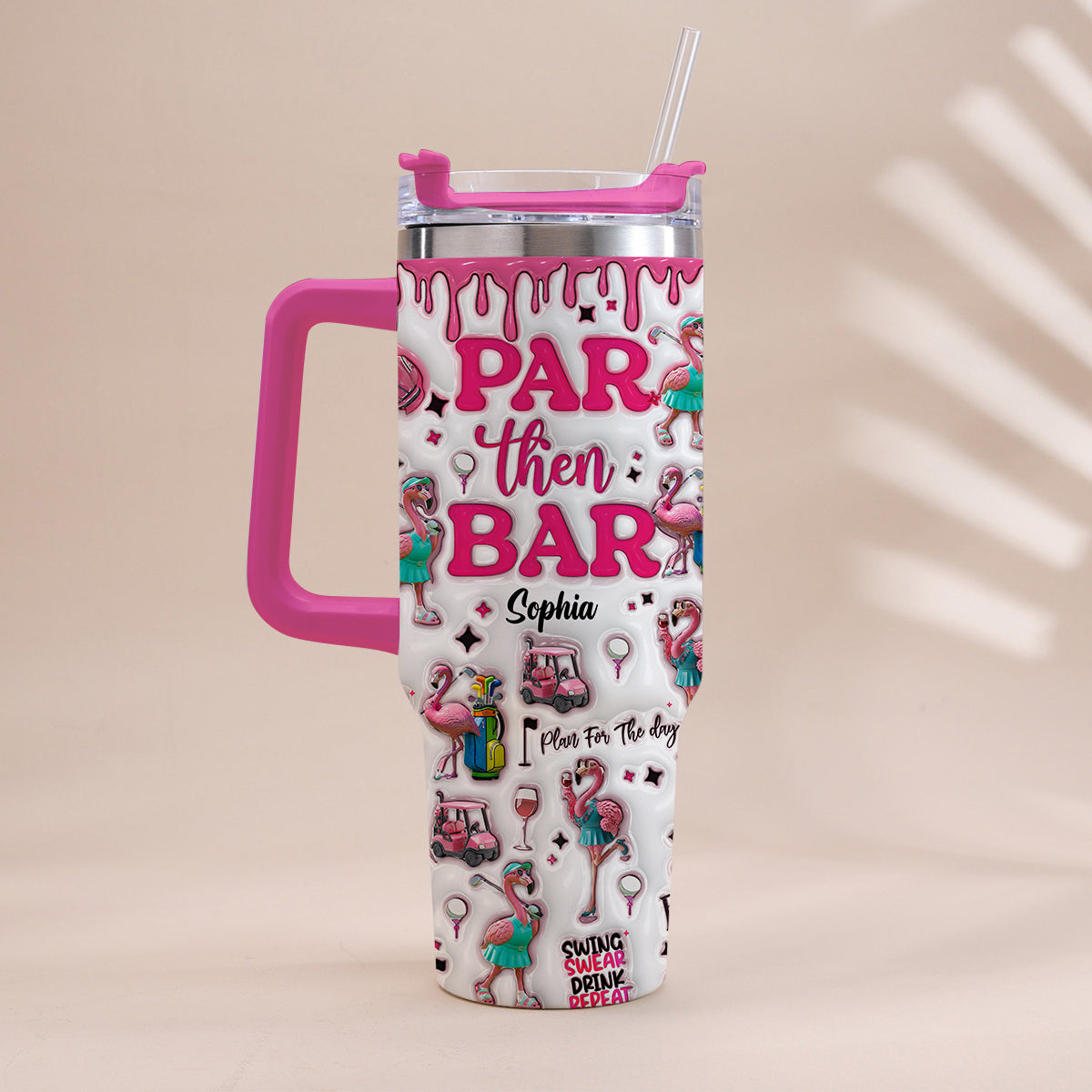 Par Then Bar – Personalisierter Golfbecher mit Henkel