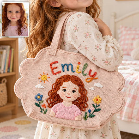 Any Photo - Personalized Kid Custom Shape Tote Bag