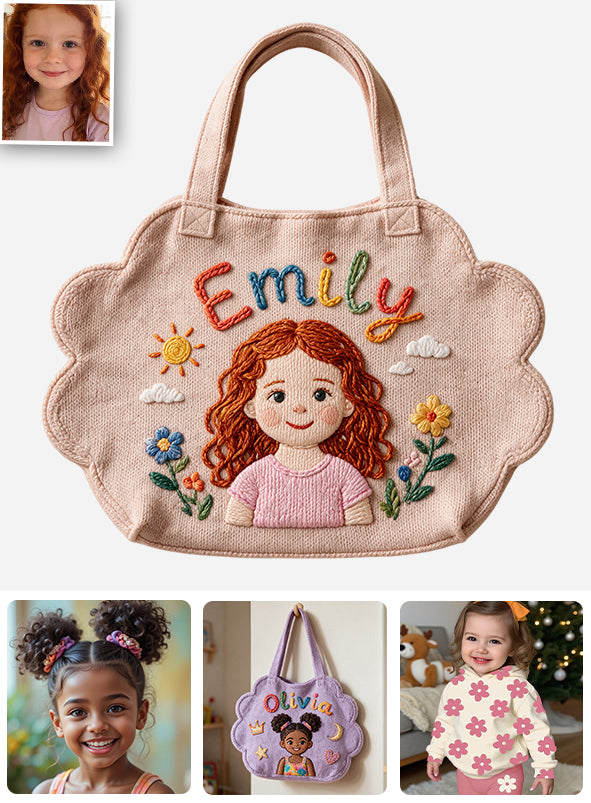 Any Photo - Personalized Kid Custom Shape Tote Bag