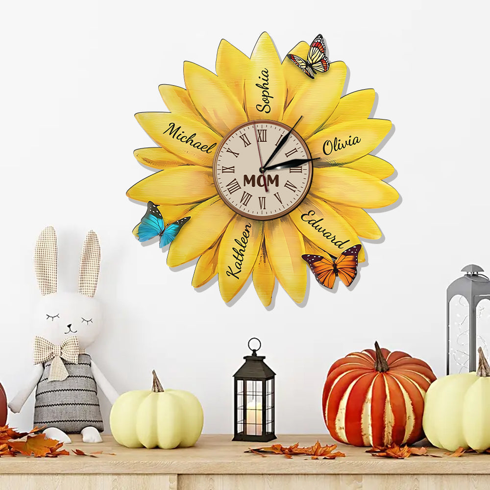 Best Mom Ever - Personalized Mother LED Light Wall Clock