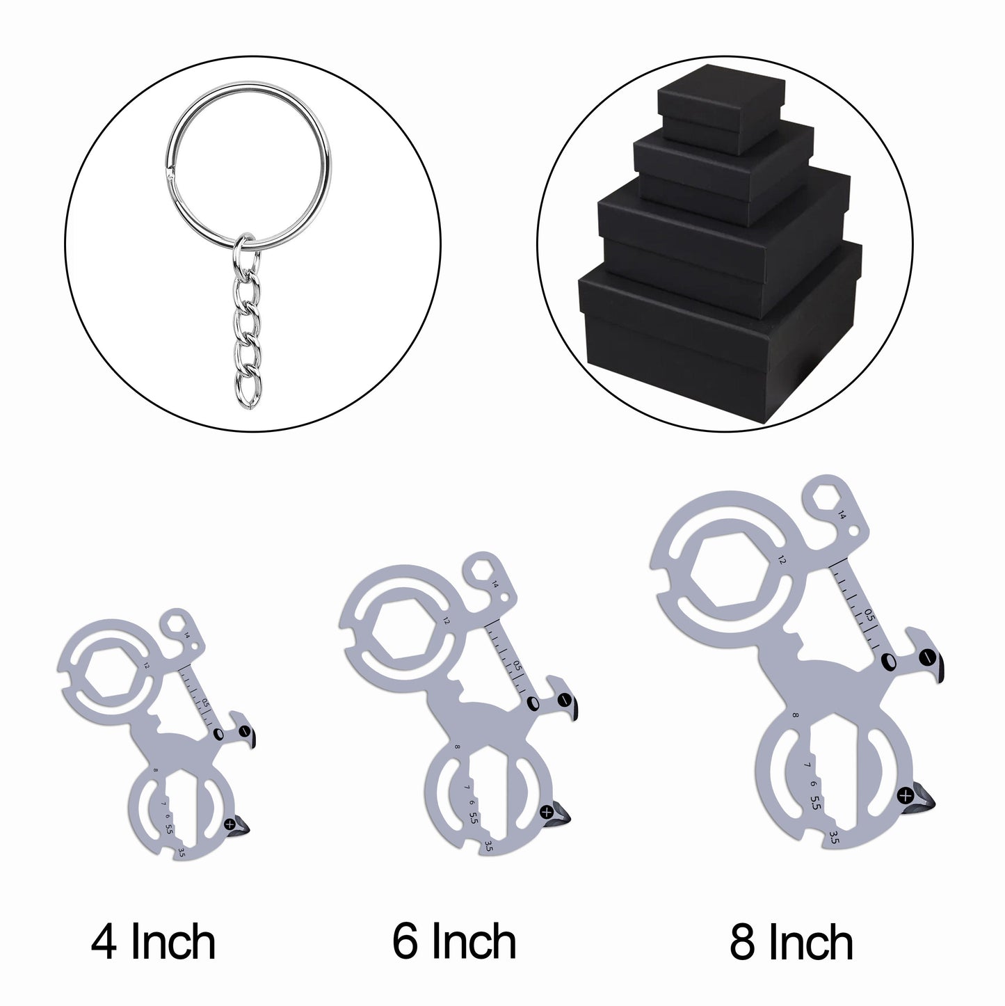 Reise-Werkzeugset für Rennräder – Personalisierte Multitool-Blechplatte für Biker