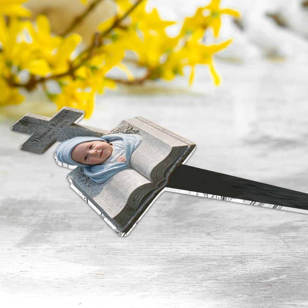 Ich bin immer bei dir - Personalisierte Gedenk-Acryl-Gartenbeschilderung/ Acrylplakette