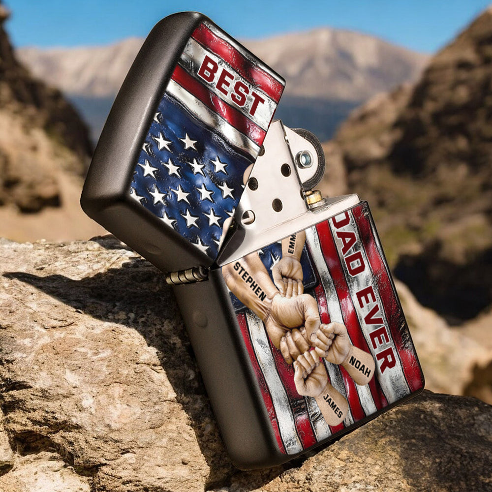 Best Dad Ever - Personalized Father Lighter