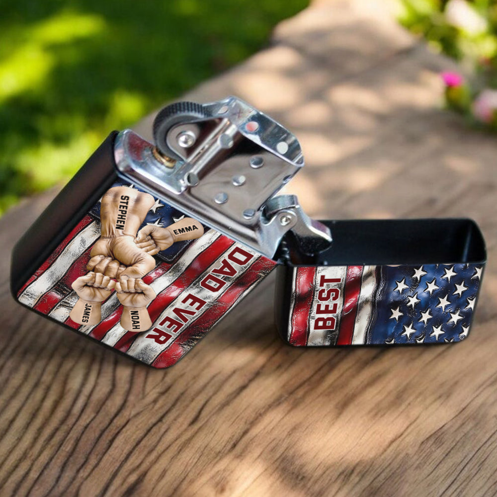 Best Dad Ever - Personalized Father Lighter