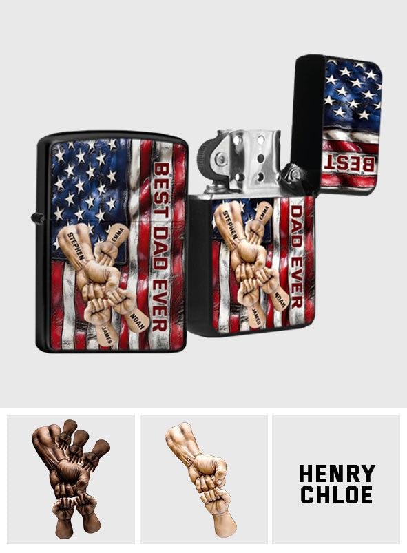 Best Dad Ever - Personalized Father Lighter