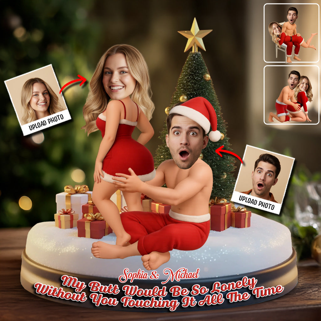 Witziges Geschenk für Ihre Liebsten – personalisierte Acrylplakette in individueller Pärchenform