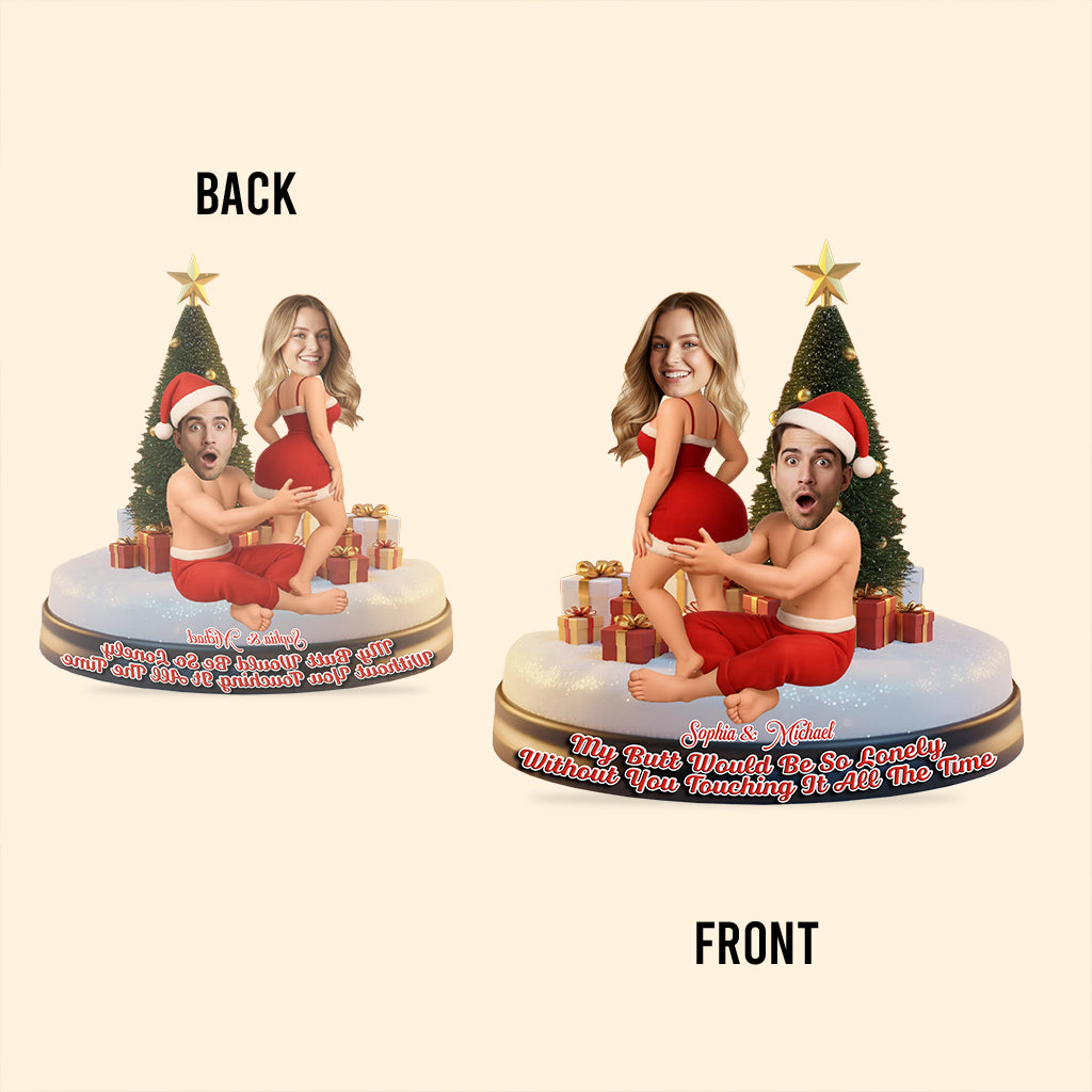 Witziges Geschenk für Ihre Liebsten – personalisierte Acrylplakette in individueller Pärchenform