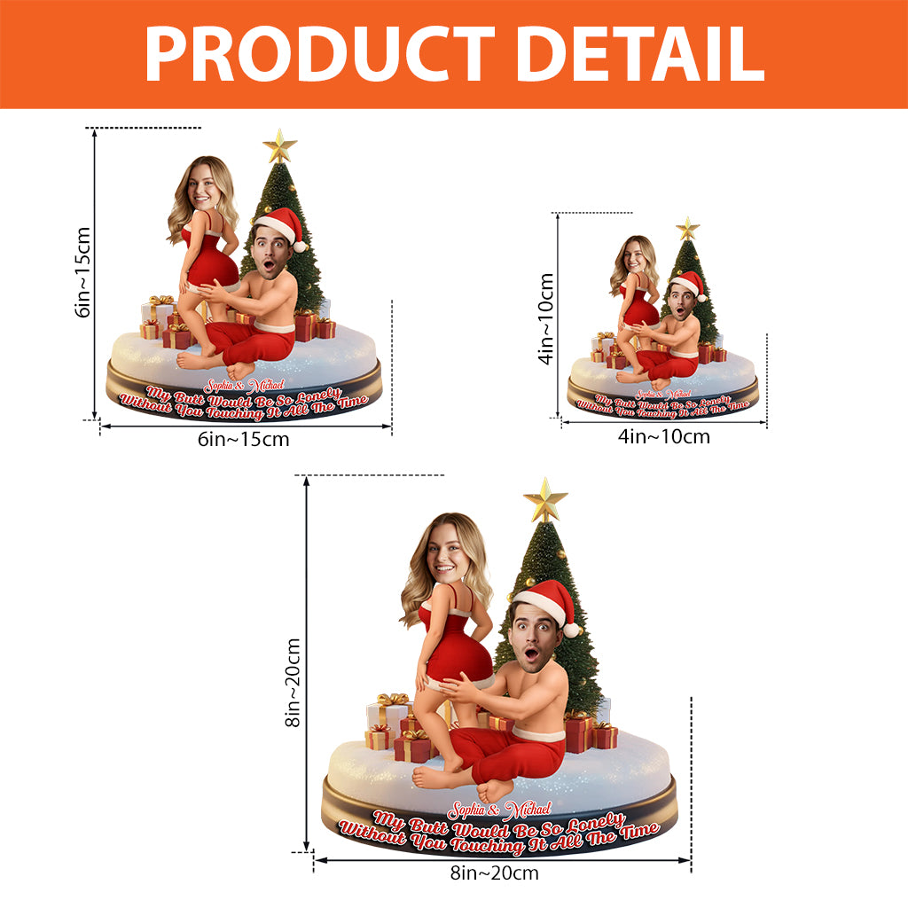 Witziges Geschenk für Ihre Liebsten – personalisierte Acrylplakette in individueller Pärchenform