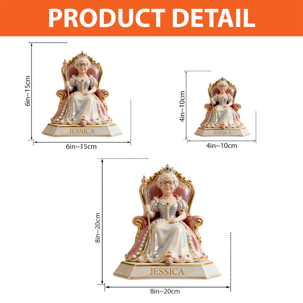 Königliche Familie – Personalisierte Acrylplakette in individueller Familienform