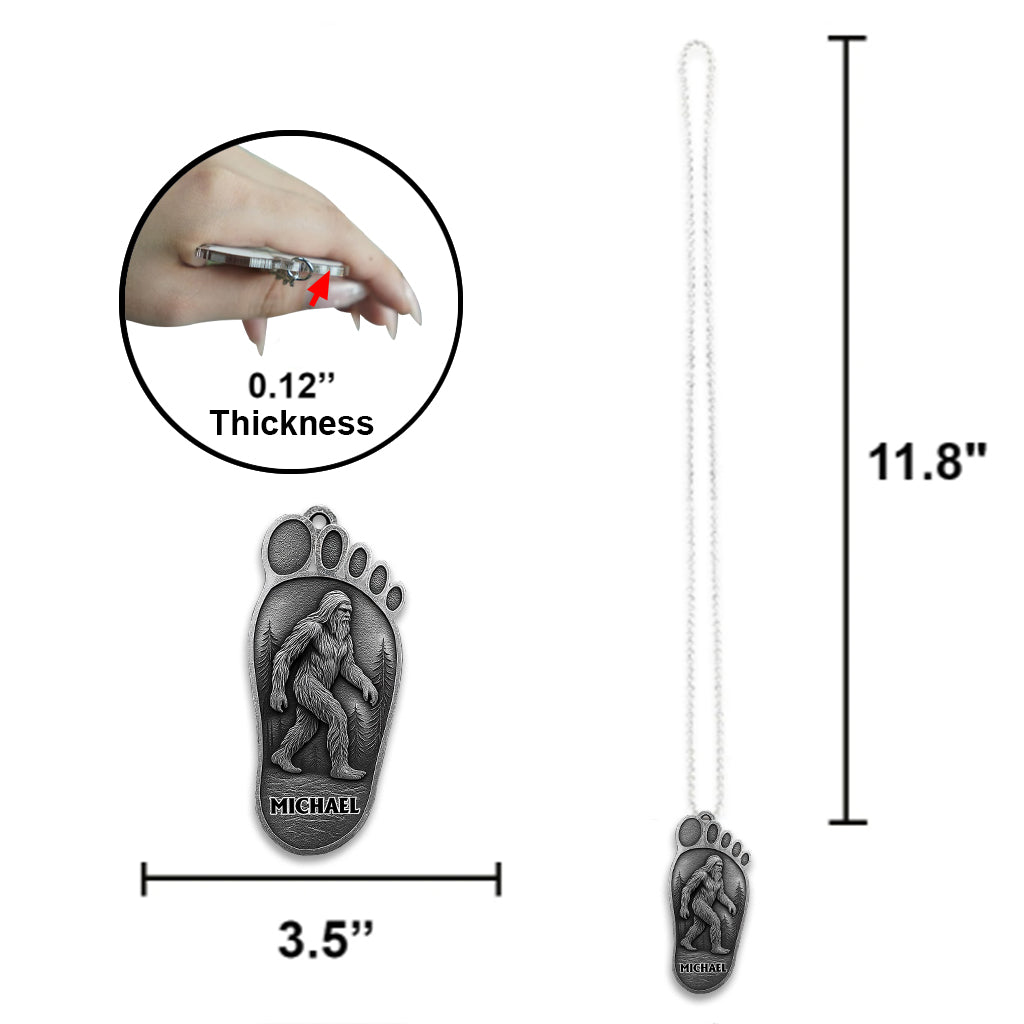 Sasquatch I Believe - Personalisierter Wander-Autoanhänger