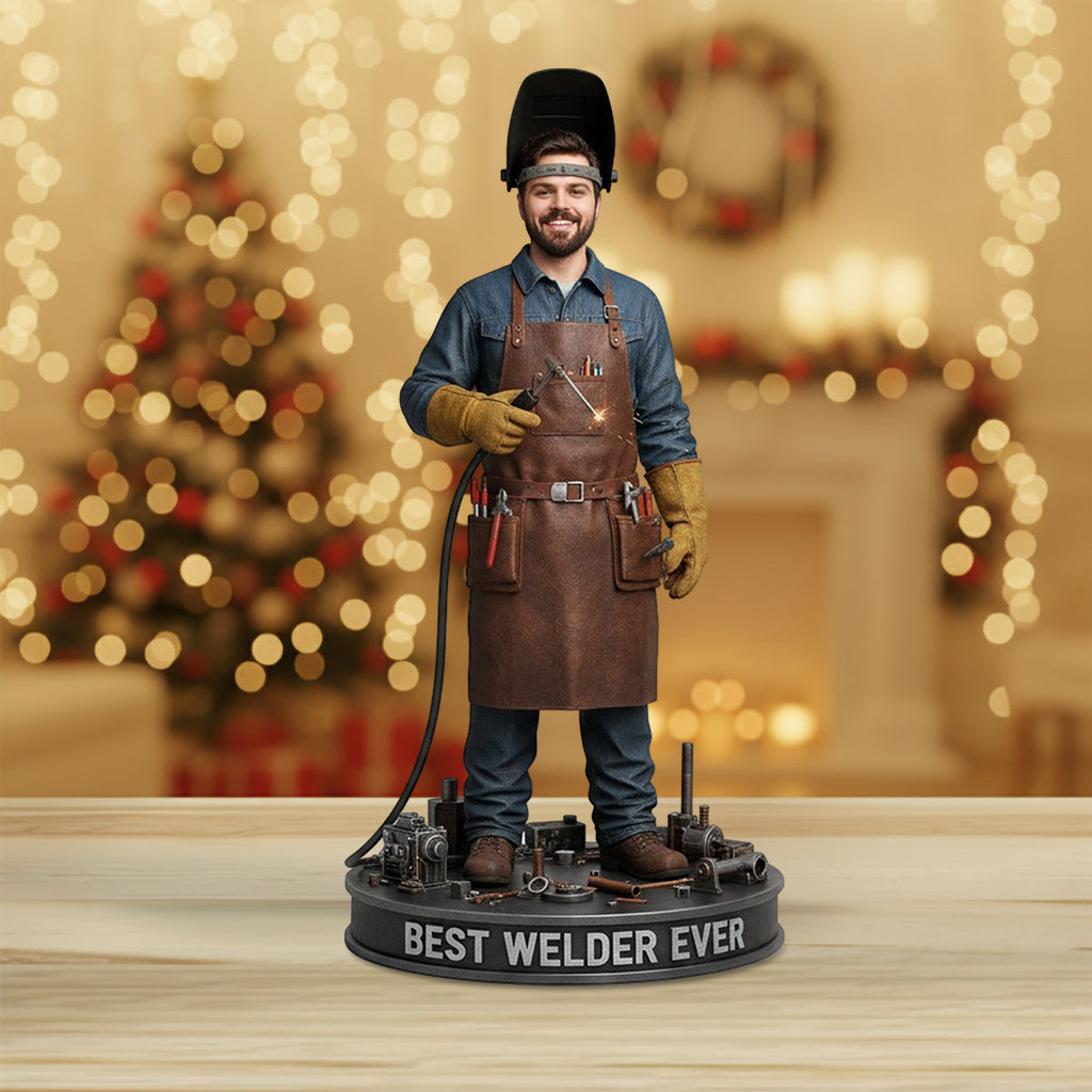 Individuelles Geschenk für Schweißer – Personalisierte Acrylplakette in Sonderform für Schweißer